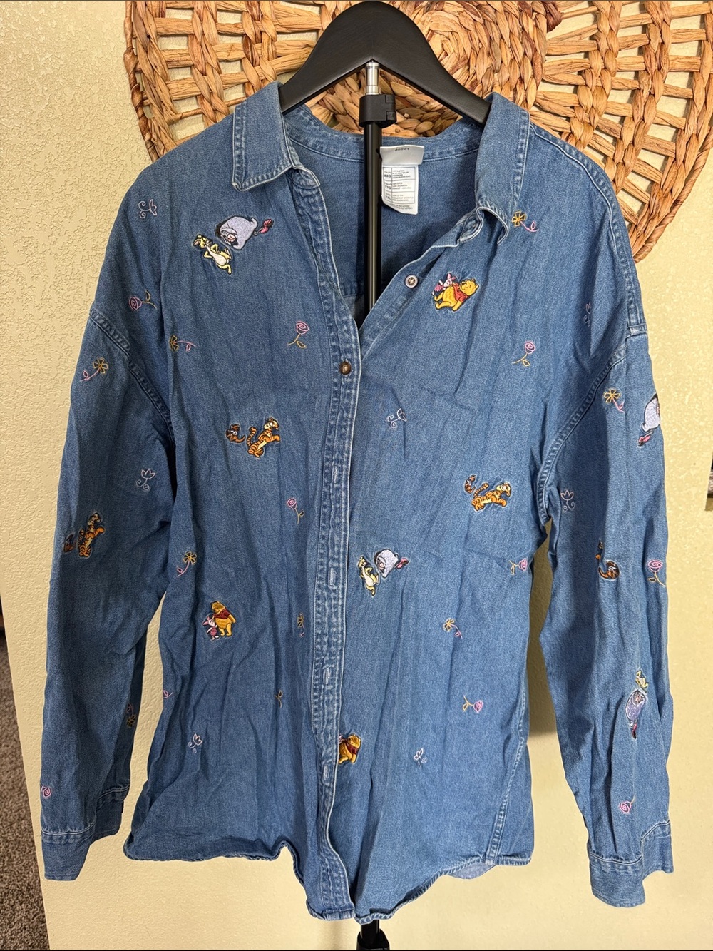 XXL Winnie the Pooh Vintage Y2K Denim Top